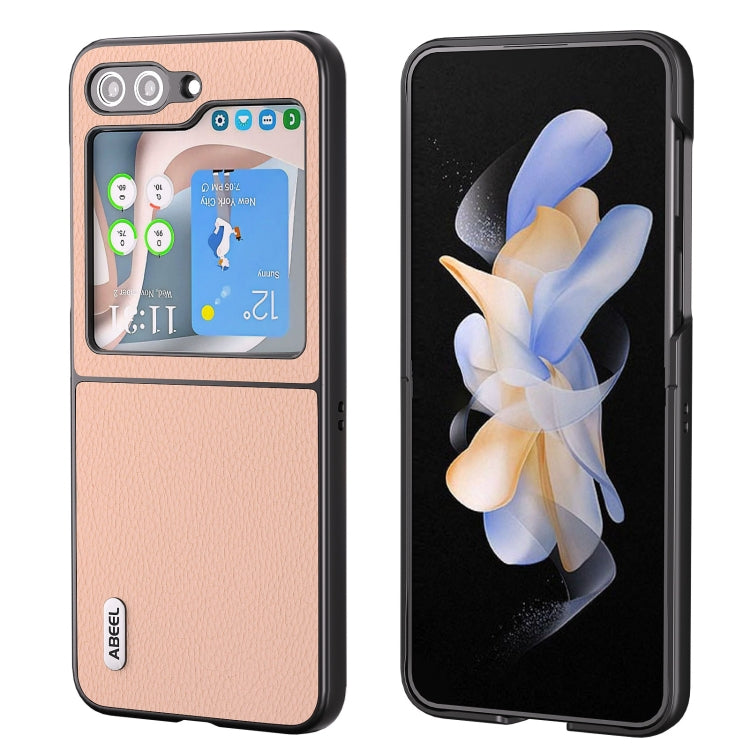 Custodia in pelle per Samsung Galaxy Z Flip6 e compatibili