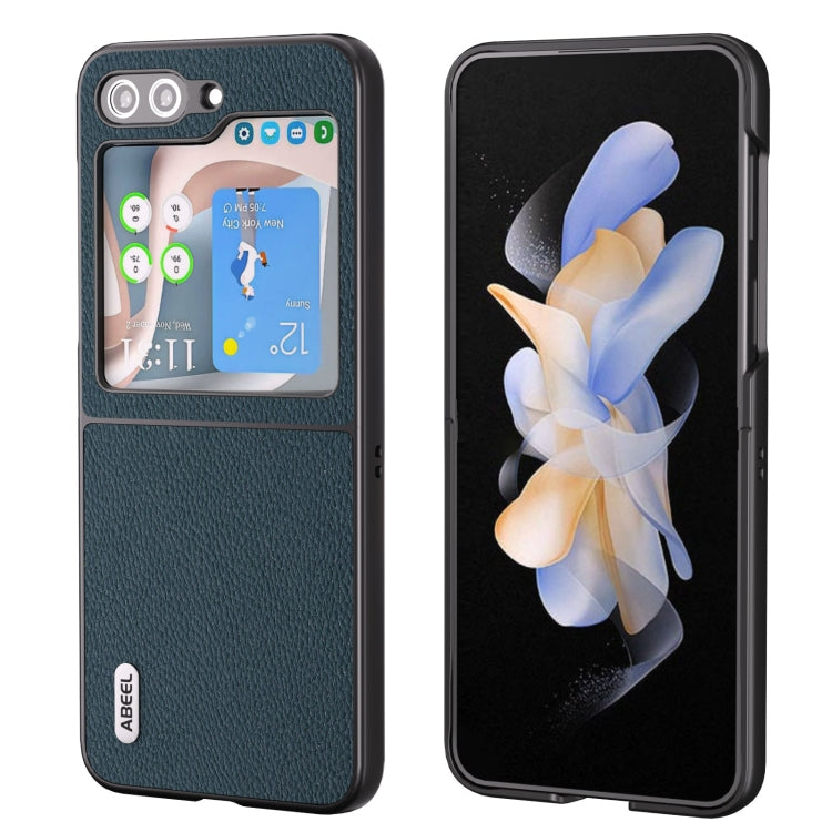 Custodia in pelle per Samsung Galaxy Z Flip6 e compatibili