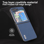 Custodia in pelle per Samsung Galaxy Z Flip6 e modelli compatibil