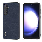 Custodia in vera pelle con trama incrociata per Samsung Galaxy Z