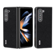 Custodia in vera pelle con trama incrociata per Samsung Galaxy Z