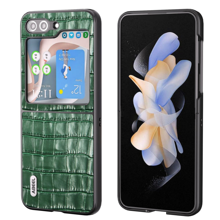 Custodia in vera pelle effetto coccodrillo per Samsung Galaxy