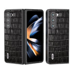 Custodia in vera pelle effetto coccodrillo per Samsung Galaxy
