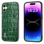 Custodia in vera pelle effetto coccodrillo per Samsung Galaxy