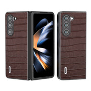 Custodia in vera pelle con texture coccodrillo per Samsung Galaxy