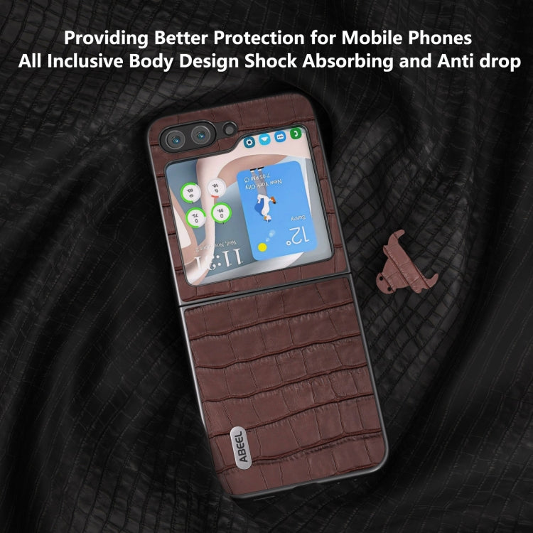Custodia in vera pelle effetto coccodrillo per Samsung Galaxy