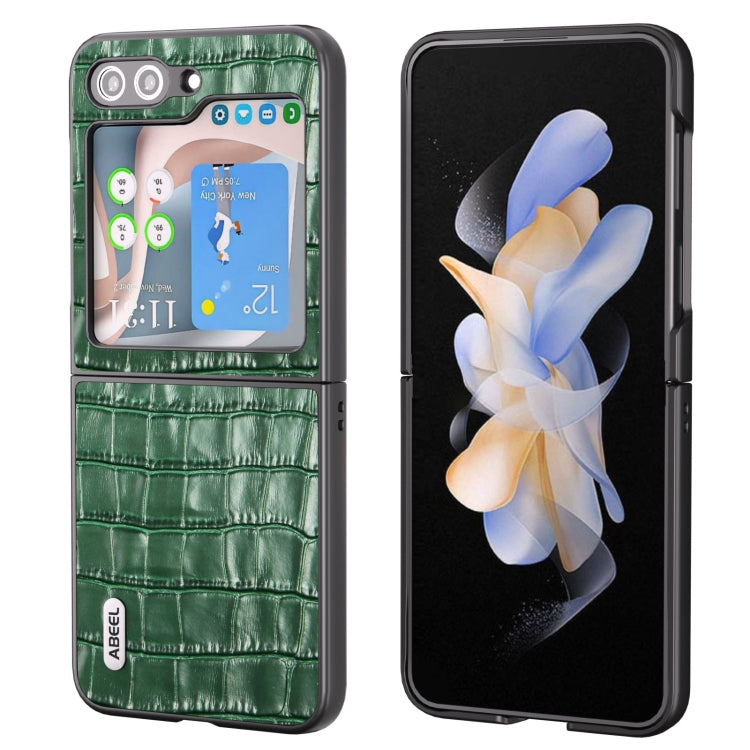 Custodia in vera pelle effetto coccodrillo per Samsung Galaxy