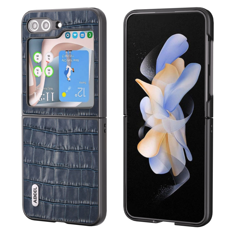 Custodia in vera pelle effetto coccodrillo per Samsung Galaxy