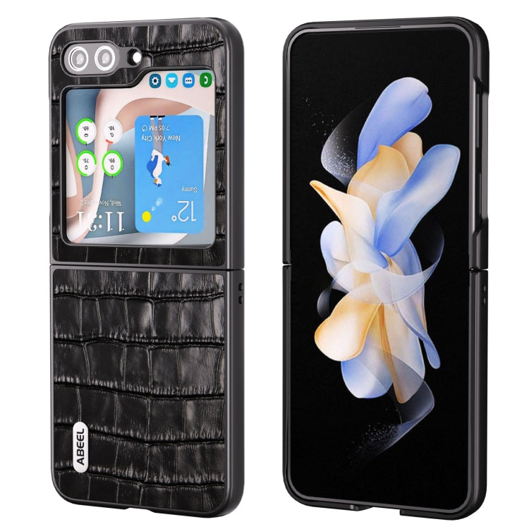 Custodia in vera pelle effetto coccodrillo per Samsung Galaxy