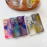 Custodia per telefono in TPU galvanica con pittura a olio, For Honor 50, For Honor 50 Pro, For Honor 50 SE, For Honor 60