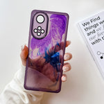 Custodia per telefono in TPU galvanica con pittura a olio, For Honor 50, For Honor 50 Pro, For Honor 50 SE, For Honor 60
