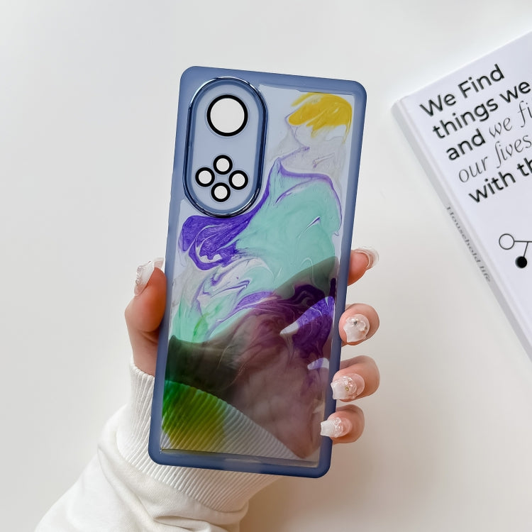 Custodia per telefono in TPU galvanica con pittura a olio, For Honor 50, For Honor 50 Pro, For Honor 50 SE, For Honor 60