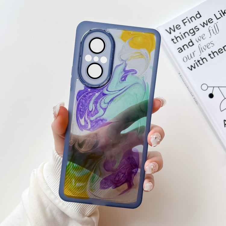 Custodia per telefono in TPU galvanica con pittura a olio, For Honor 50, For Honor 50 Pro, For Honor 50 SE, For Honor 60