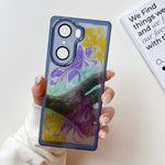 Custodia per telefono in TPU galvanica con pittura a olio, For Honor 50, For Honor 50 Pro, For Honor 50 SE, For Honor 60