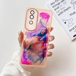 Custodia per telefono in TPU galvanica con pittura a olio, For Honor 80 Pro, For Honor 80 SE