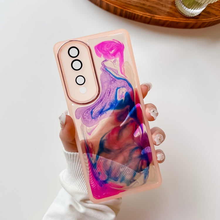 Custodia per telefono in TPU galvanica con pittura a olio, For Honor 80 Pro, For Honor 80 SE