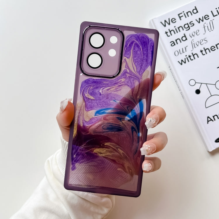 Custodia per telefono in TPU galvanica con pittura a olio, For Honor 80 Pro, For Honor 80 SE