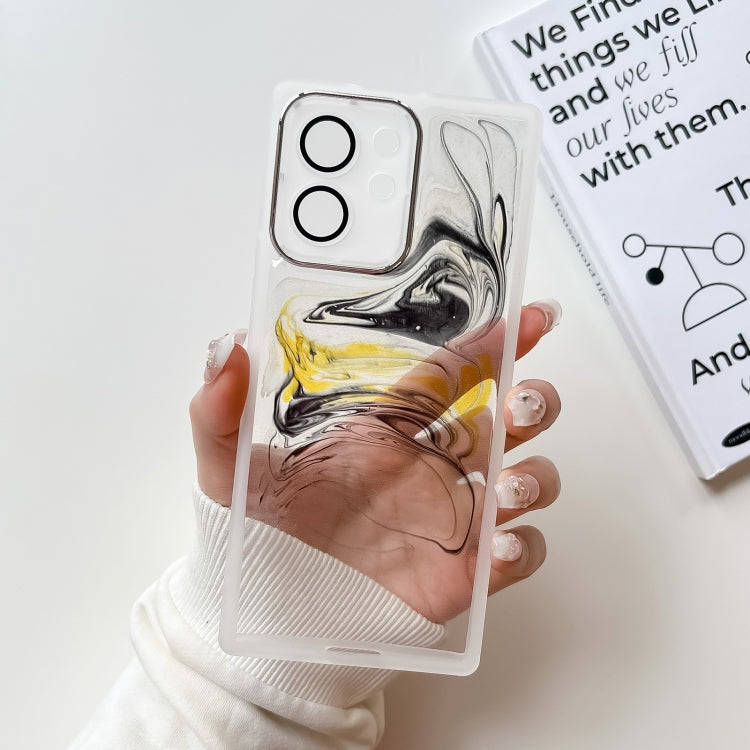 Custodia per telefono in TPU galvanica con pittura a olio, For Honor 80 Pro, For Honor 80 SE