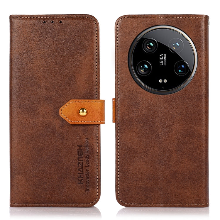 Custodia portafoglio in pelle per Xiaomi 14 Ultra