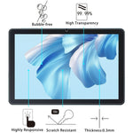 Pellicola per tablet in vetro temperato antideflagrante 9H 2.5D, For Oscal Pad 70 /  Pad 60 / Google Pixel Tablet