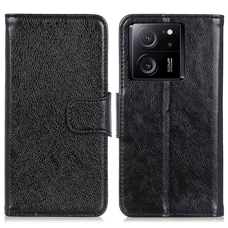Custodia per telefono in pelle Flip orizzontale con texture nappa, For Xiaomi 13T / Redmi K60 Ultra, For Xiaomi Redmi 12 4G, For Xiaomi Poco F5 Pro, For Xiaomi Redmi Note 12S 4G