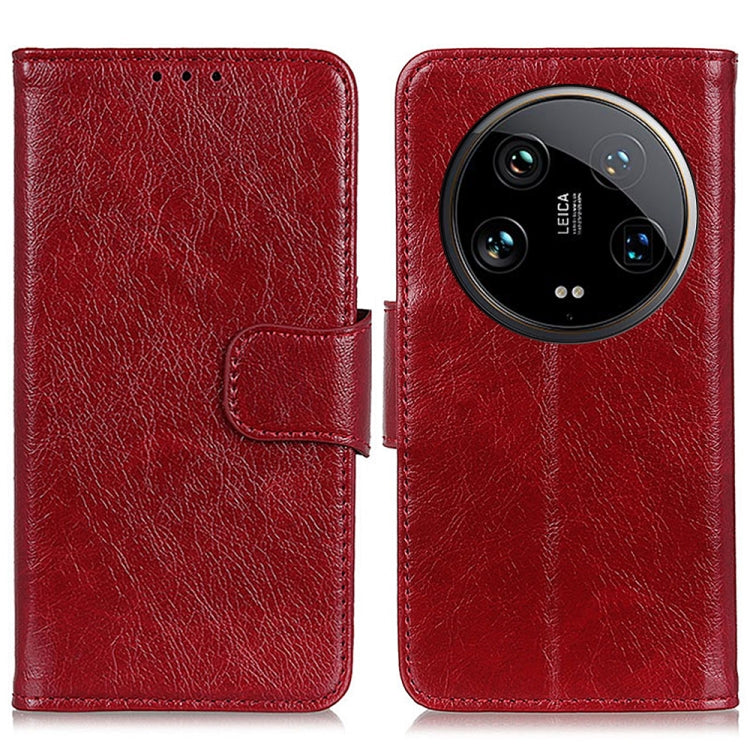 Custodia portafoglio in pelle flip per Xiaomi 14 Ultra e Redmi No