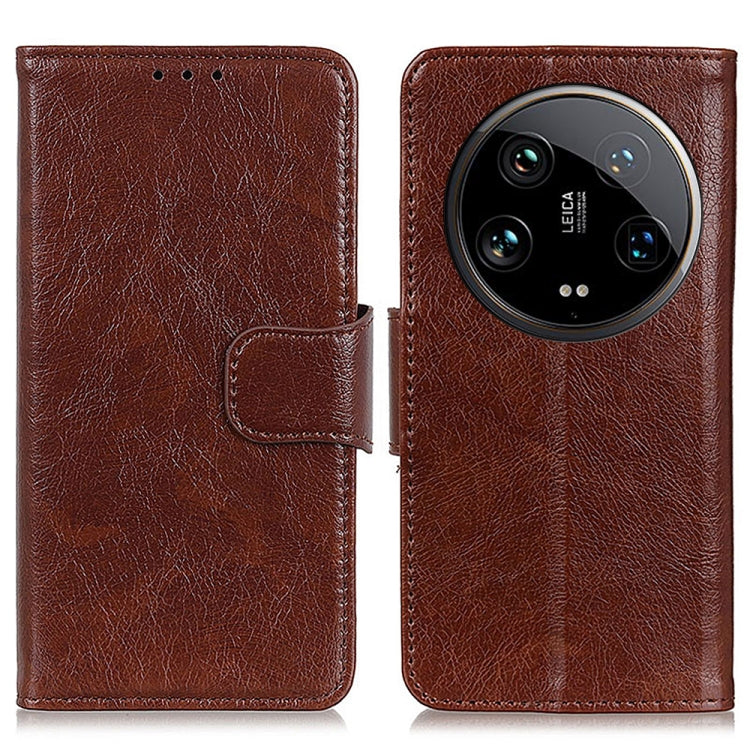 Custodia portafoglio in pelle flip per Xiaomi 14 Ultra e Redmi No