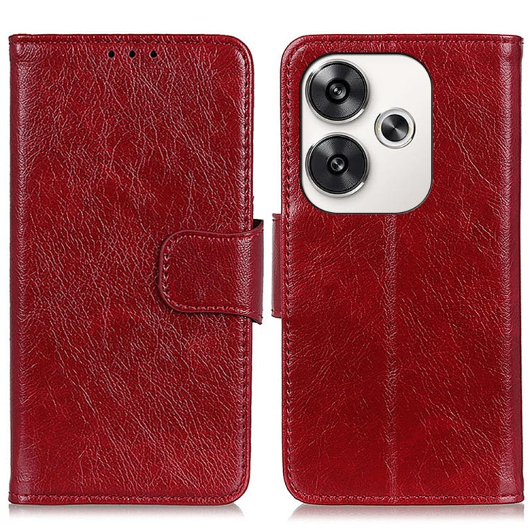 Custodia portafoglio in pelle flip per Xiaomi Poco F6 e Redmi