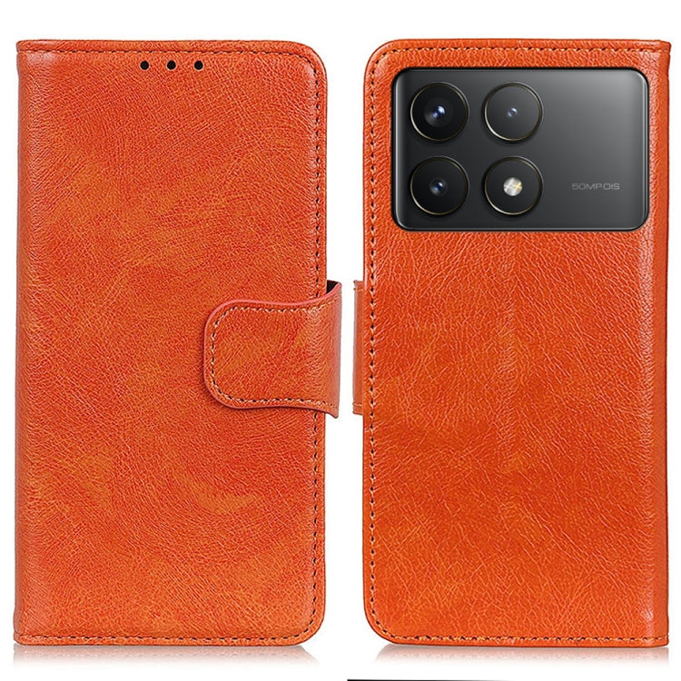 Custodia portafoglio in pelle flip per Xiaomi Poco F6 e Redmi