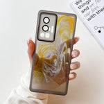 Custodia per telefono in TPU galvanica con pittura a olio, For vivo X60, For vivo X60 Pro, For vivo X70, For vivo X70 Pro