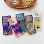 Custodia per telefono in TPU galvanica con pittura a olio, For vivo X80, For vivo X90, For vivo X90 Pro, For vivo X90 Pro+