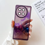 Custodia per telefono in TPU galvanica con pittura a olio, For vivo X80, For vivo X90, For vivo X90 Pro, For vivo X90 Pro+