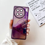 Custodia per telefono in TPU galvanica con pittura a olio, For vivo X80, For vivo X90, For vivo X90 Pro, For vivo X90 Pro+