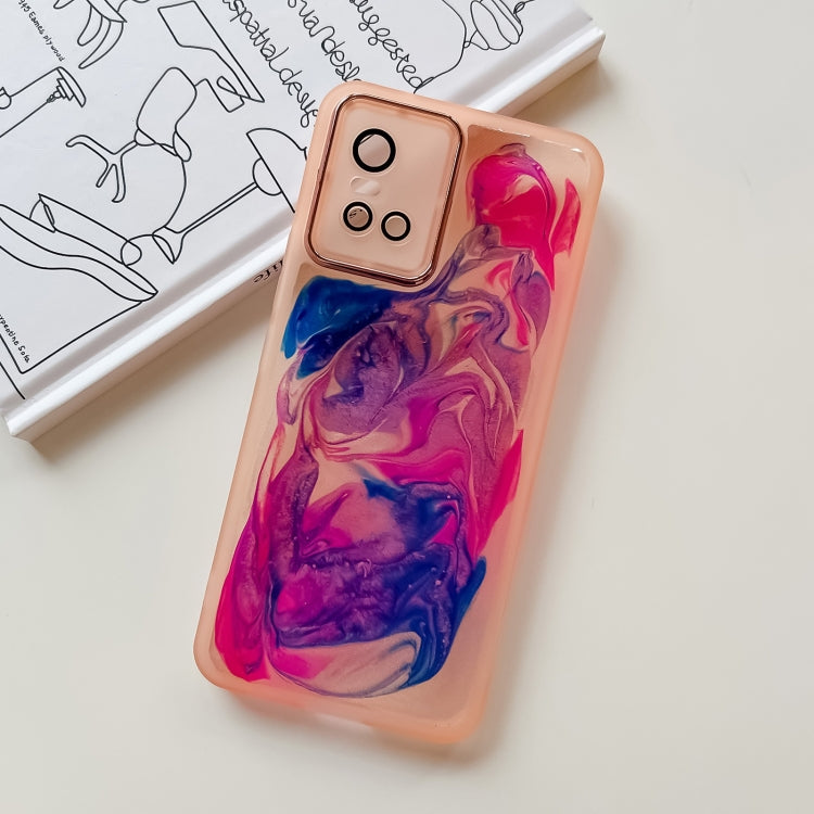 Custodia per telefono in TPU galvanica con pittura a olio, For vivo S10, For vivo S12, For vivo S12 Pro, For vivo iQOO 11