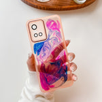 Custodia per telefono in TPU galvanica con pittura a olio, For vivo S10, For vivo S12, For vivo S12 Pro, For vivo iQOO 11