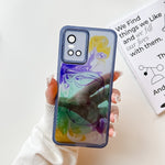 Custodia per telefono in TPU galvanica con pittura a olio, For vivo S10, For vivo S12, For vivo S12 Pro, For vivo iQOO 11