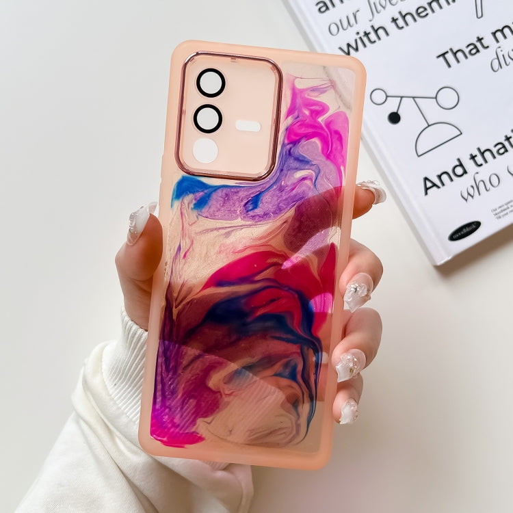 Custodia per telefono in TPU galvanica con pittura a olio, For vivo S10, For vivo S12, For vivo S12 Pro, For vivo iQOO 11