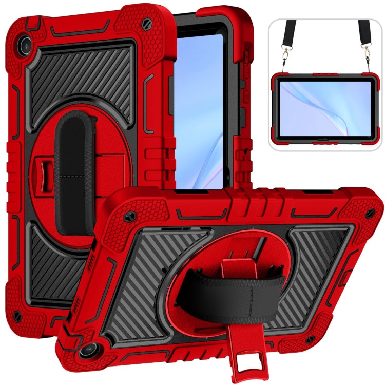 Custodia per tablet in silicone a contrasto PC con rotazione a 360 gradi, For Huawei MatePad SE 11, For Huawei MatePad 11.5 2023, For Huawei MatePad 11 2023, For Huawei MatePad SE 10.4