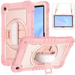 Custodia per tablet in silicone a contrasto PC con rotazione a 360 gradi, For Huawei MatePad SE 11, For Huawei MatePad 11.5 2023, For Huawei MatePad 11 2023, For Huawei MatePad SE 10.4