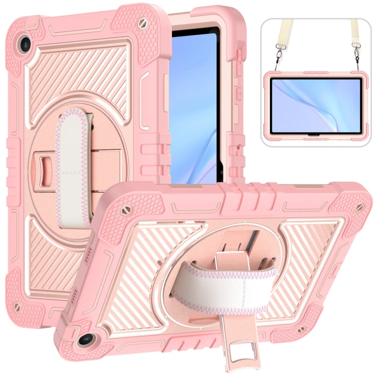 Custodia per tablet in silicone a contrasto PC con rotazione a 360 gradi, For Huawei MatePad SE 11, For Huawei MatePad 11.5 2023, For Huawei MatePad 11 2023, For Huawei MatePad SE 10.4