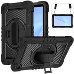 Custodia per tablet in silicone a contrasto PC con rotazione a 360 gradi, For Huawei MatePad SE 11, For Huawei MatePad 11.5 2023, For Huawei MatePad 11 2023, For Huawei MatePad SE 10.4