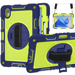 Custodia per tablet in silicone a contrasto PC con rotazione a 360 gradi, For Huawei MatePad SE 11, For Huawei MatePad 11.5 2023, For Huawei MatePad 11 2023, For Huawei MatePad SE 10.4