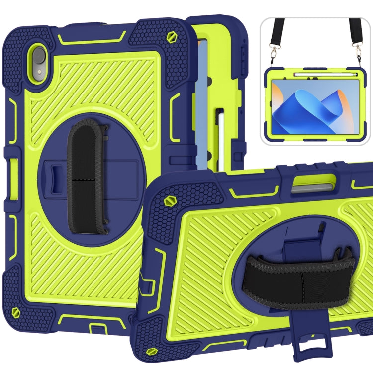 Custodia per tablet in silicone a contrasto PC con rotazione a 360 gradi, For Huawei MatePad SE 11, For Huawei MatePad 11.5 2023, For Huawei MatePad 11 2023, For Huawei MatePad SE 10.4