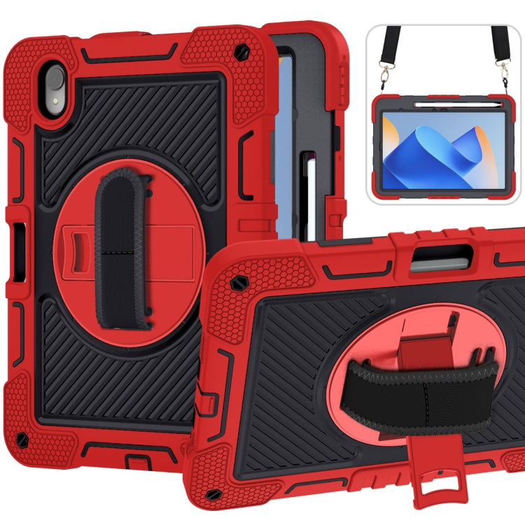 Custodia per tablet in silicone a contrasto PC con rotazione a 360 gradi, For Huawei MatePad SE 11, For Huawei MatePad 11.5 2023, For Huawei MatePad 11 2023, For Huawei MatePad SE 10.4