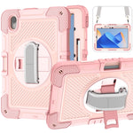 Custodia per tablet in silicone a contrasto PC con rotazione a 360 gradi, For Huawei MatePad SE 11, For Huawei MatePad 11.5 2023, For Huawei MatePad 11 2023, For Huawei MatePad SE 10.4