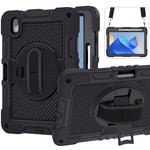 Custodia per tablet in silicone a contrasto PC con rotazione a 360 gradi, For Huawei MatePad SE 11, For Huawei MatePad 11.5 2023, For Huawei MatePad 11 2023, For Huawei MatePad SE 10.4