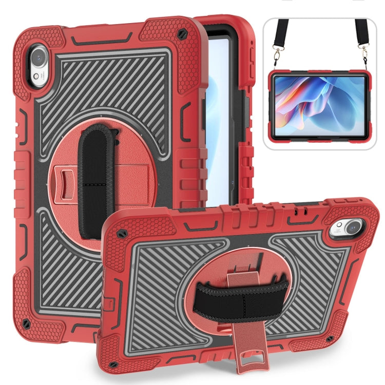 Custodia per tablet in silicone a contrasto PC con rotazione a 360 gradi, For Huawei MatePad SE 11, For Huawei MatePad 11.5 2023, For Huawei MatePad 11 2023, For Huawei MatePad SE 10.4