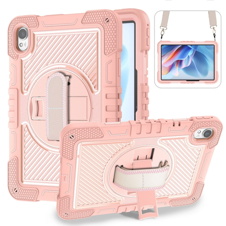 Custodia per tablet in silicone a contrasto PC con rotazione a 360 gradi, For Huawei MatePad SE 11, For Huawei MatePad 11.5 2023, For Huawei MatePad 11 2023, For Huawei MatePad SE 10.4