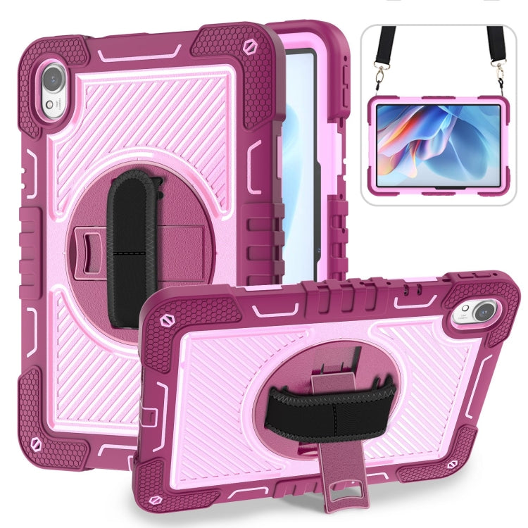 Custodia per tablet in silicone a contrasto PC con rotazione a 360 gradi, For Huawei MatePad SE 11, For Huawei MatePad 11.5 2023, For Huawei MatePad 11 2023, For Huawei MatePad SE 10.4