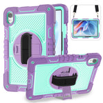 Custodia per tablet in silicone a contrasto PC con rotazione a 360 gradi, For Huawei MatePad SE 11, For Huawei MatePad 11.5 2023, For Huawei MatePad 11 2023, For Huawei MatePad SE 10.4